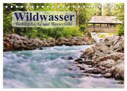 Wildwasser. Gebirgsbäche und Wasserfälle (Tischkalender 2024 DIN A5 quer), CALVENDO Monatskalender von Stanzer,  Elisabeth