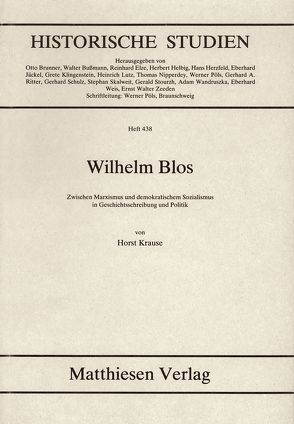 Wilhelm Blos von Krause,  Horst