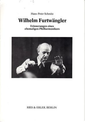 Wilhelm Furtwängler von Schmitz,  Hans P