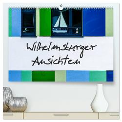 Wilhelmsburger Ansichten (hochwertiger Premium Wandkalender 2024 DIN A2 quer), Kunstdruck in Hochglanz von Hampe,  Gabi