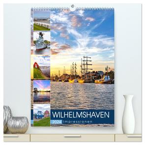 Wilhelmshaven Impressionen (hochwertiger Premium Wandkalender 2024 DIN A2 hoch), Kunstdruck in Hochglanz von Dreegmeyer,  Andrea