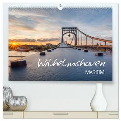 Wilhelmshaven maritim (hochwertiger Premium Wandkalender 2024 DIN A2 quer), Kunstdruck in Hochglanz von Giesers,  Stephan