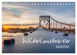 Wilhelmshaven maritim (Tischkalender 2024 DIN A5 quer), CALVENDO Monatskalender von Giesers,  Stephan