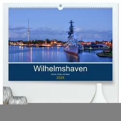 Wilhelmshaven – Sonne, Küste und Meer (hochwertiger Premium Wandkalender 2024 DIN A2 quer), Kunstdruck in Hochglanz von Müller,  Birgit