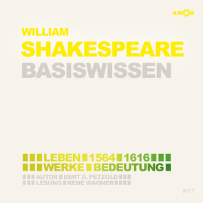 William Shakespeare (2 CDs) – Basiswissen von Petzold,  Bert Alexander, Wagner,  René