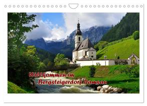 Willkommen im Bergsteigerdorf Ramsau (Wandkalender 2024 DIN A4 quer), CALVENDO Monatskalender von Wilczek,  Dieter