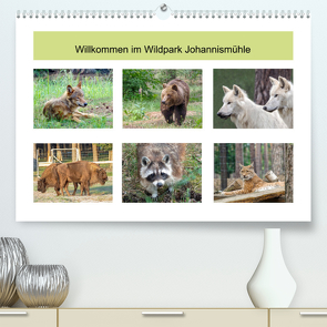 Willkommen im Wildpark Johannismühle (Premium, hochwertiger DIN A2 Wandkalender 2022, Kunstdruck in Hochglanz) von Ebeling,  Christoph