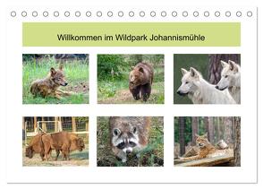 Willkommen im Wildpark Johannismühle (Tischkalender 2024 DIN A5 quer), CALVENDO Monatskalender von Ebeling,  Christoph