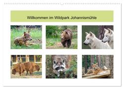 Willkommen im Wildpark Johannismühle (Wandkalender 2024 DIN A2 quer), CALVENDO Monatskalender von Ebeling,  Christoph