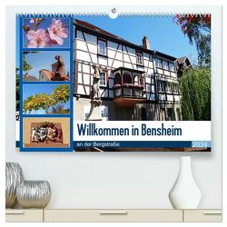 Willkommen in Bensheim an der Bergstraße (hochwertiger Premium Wandkalender 2024 DIN A2 quer), Kunstdruck in Hochglanz von Andersen,  Ilona