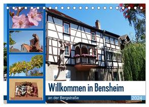 Willkommen in Bensheim an der Bergstraße (Tischkalender 2024 DIN A5 quer), CALVENDO Monatskalender von Andersen,  Ilona