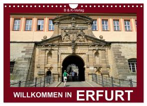 Willkommen in ERFURT (Wandkalender 2024 DIN A4 quer), CALVENDO Monatskalender von & Kalenderverlag Monika Müller,  Bild-