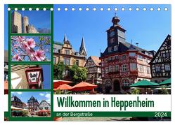 Willkommen in Heppenheim an der Bergstraße (Tischkalender 2024 DIN A5 quer), CALVENDO Monatskalender von Andersen,  Ilona