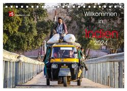 Willkommen in Indien 2024 (Tischkalender 2024 DIN A5 quer), CALVENDO Monatskalender von Bergwitz,  Uwe