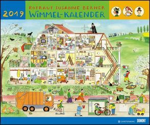 Wimmel-Kalender 2019 – DuMont Kinderkalender – Wandkalender 58,4 x 48,5 cm – Spiralbindung von Berner,  Rotraut Susanne, DUMONT Kalenderverlag