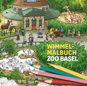 Wimmel-Malbuch Zoo Basel von Brüchler,  Mirco