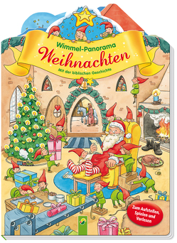Wimmel-Panorama Weihnachten zum Ausklappen und Aufstellen von Richter,  Stefan, von Kessel,  Carola