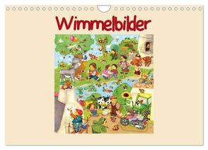 Wimmelbilder (Wandkalender 2024 DIN A4 quer), CALVENDO Monatskalender von Kraetschmer,  Marion