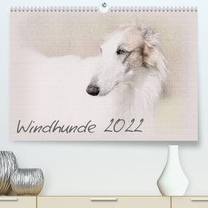 Windhunde 2022 (Premium, hochwertiger DIN A2 Wandkalender 2022, Kunstdruck in Hochglanz) von Redecker,  Andrea