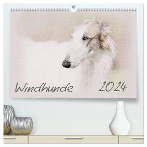 Windhunde 2024 (hochwertiger Premium Wandkalender 2024 DIN A2 quer), Kunstdruck in Hochglanz von Redecker,  Andrea