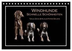 Windhunde – Schnelle Schönheiten (Tischkalender 2024 DIN A5 quer), CALVENDO Monatskalender von Zech & Klaus-Peter Selzer,  Tanja