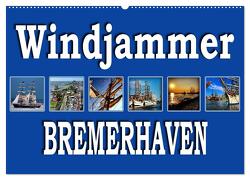 Windjammer – Bremerhaven (Wandkalender 2024 DIN A2 quer), CALVENDO Monatskalender von Schwarz,  Sylvia