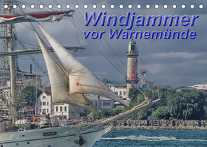 Windjammer vor Warnemünde (Tischkalender 2023 DIN A5 quer) von Morgenroth,  Peter