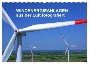 Windkraftanlagen aus der Luft fotografiert (Wandkalender 2024 DIN A2 quer), CALVENDO Monatskalender von Siegert - www.batcam.de , - Tim