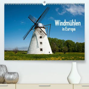 Windmühlen in Europa (Premium, hochwertiger DIN A2 Wandkalender 2021, Kunstdruck in Hochglanz) von Scholz,  Frauke