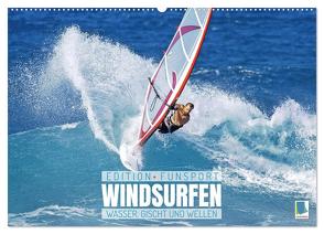 Windsurfen: Wasser, Gischt und Wellen – Edition Funsport (Wandkalender 2024 DIN A2 quer), CALVENDO Monatskalender von CALVENDO,  CALVENDO