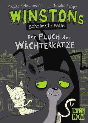 Winstons geheimste Fälle (Band 1) – Der Fluch der Wächterkatze von Renger,  Nikolai, Scheunemann,  Frauke
