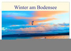 Winter am Bodensee – Magische Lichtblicke (Wandkalender 2024 DIN A2 quer), CALVENDO Monatskalender von Hess,  Andrea