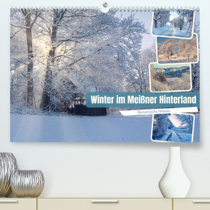Winter im Meißner Hinterland (hochwertiger Premium Wandkalender 2024 DIN A2 quer), Kunstdruck in Hochglanz von Drachenkind-Fotografie,  Drachenkind-Fotografie