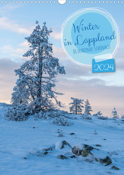 Winter in Lappland – Bezaubernde Schönheit (Wandkalender 2024 DIN A3 hoch), CALVENDO Monatskalender von Schulz,  Stephan