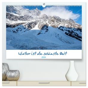 Winter ist die schönste Zeit (hochwertiger Premium Wandkalender 2024 DIN A2 quer), Kunstdruck in Hochglanz von Fink,  Christina