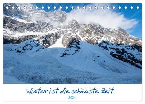 Winter ist die schönste Zeit (Tischkalender 2024 DIN A5 quer), CALVENDO Monatskalender von Fink,  Christina