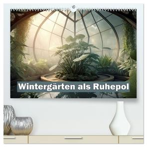 Wintergärten als Ruhepol (hochwertiger Premium Wandkalender 2024 DIN A2 quer), Kunstdruck in Hochglanz von Brunner-Klaus,  Liselotte
