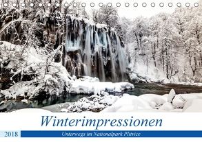 Winterimpressionen Nationalpark Plitvice (Tischkalender 2018 DIN A5 quer) von Franz Kaufmann,  Ing.