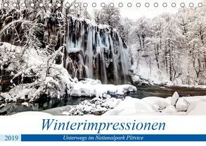 Winterimpressionen Nationalpark Plitvice (Tischkalender 2019 DIN A5 quer) von Franz Kaufmann,  Ing.