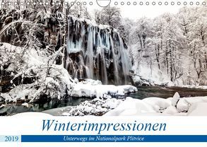 Winterimpressionen Nationalpark Plitvice (Wandkalender 2019 DIN A4 quer) von Franz Kaufmann,  Ing.
