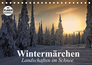 Wintermärchen. Landschaften im Schnee (Tischkalender 2022 DIN A5 quer) von Stanzer,  Elisabeth