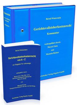 „Winterstein“ Gerichtsvollzieherkostenrecht – Kommentar (inkl. A-Z Gerichtsvollzieherkostenrecht ein Ratgeber für unterwegs) von Richter,  Manuela, Winterstein,  Bernd, Zuhn,  Marcel