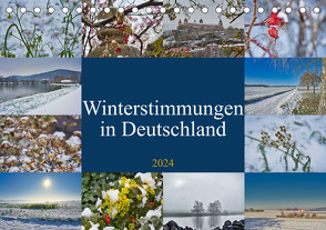 Winterstimmungen in Deutschland (Tischkalender 2024 DIN A5 quer), CALVENDO Monatskalender von Meisenzahl,  Jessica