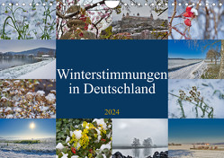 Winterstimmungen in Deutschland (Wandkalender 2024 DIN A4 quer), CALVENDO Monatskalender von Meisenzahl,  Jessica