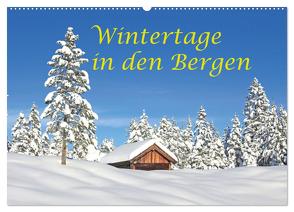 Wintertage in den Bergen (Wandkalender 2024 DIN A2 quer), CALVENDO Monatskalender von Scholz,  Klaus