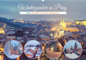 Winterzauber in Prag (Wandkalender 2024 DIN A2 quer) von Drachenkind-Fotografie