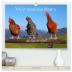 Wir sind die Stars am Bauernhof (hochwertiger Premium Wandkalender 2024 DIN A2 quer), Kunstdruck in Hochglanz von Kramer,  Christa