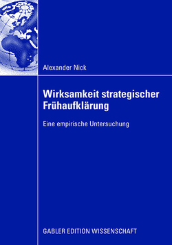 Wirksamkeit strategischer Frühaufklärung von Nick,  Alexander, Steger,  Ulrich