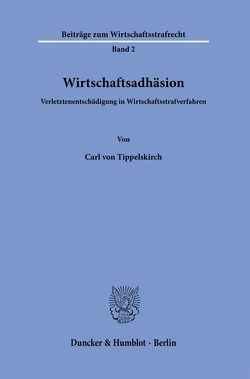 Wirtschaftsadhäsion. von Tippelskirch,  Carl von