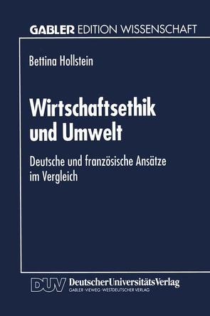 Wirtschaftsethik und Umwelt von Hollstein,  Bettina